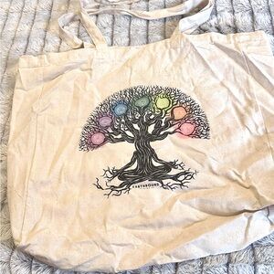 RESERVED - Earthbound Chakra Organic Cotton Reusable Tote Bag